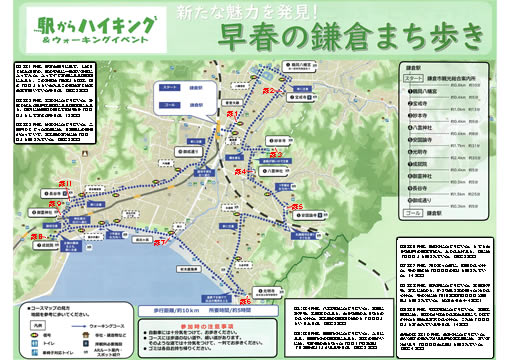 駅からハイキング 鎌倉駅 鶴岡八幡宮～長谷寺へ