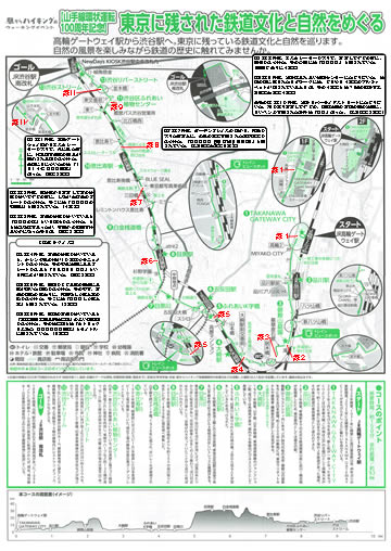 駅からハイキング 高輪ゲートウェイ駅～渋谷駅へ