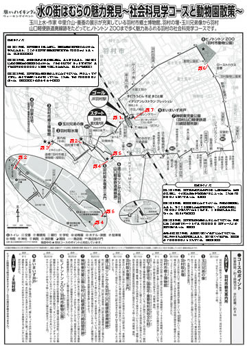 駅からハイキング 羽村駅 神明緑道・動物園コース