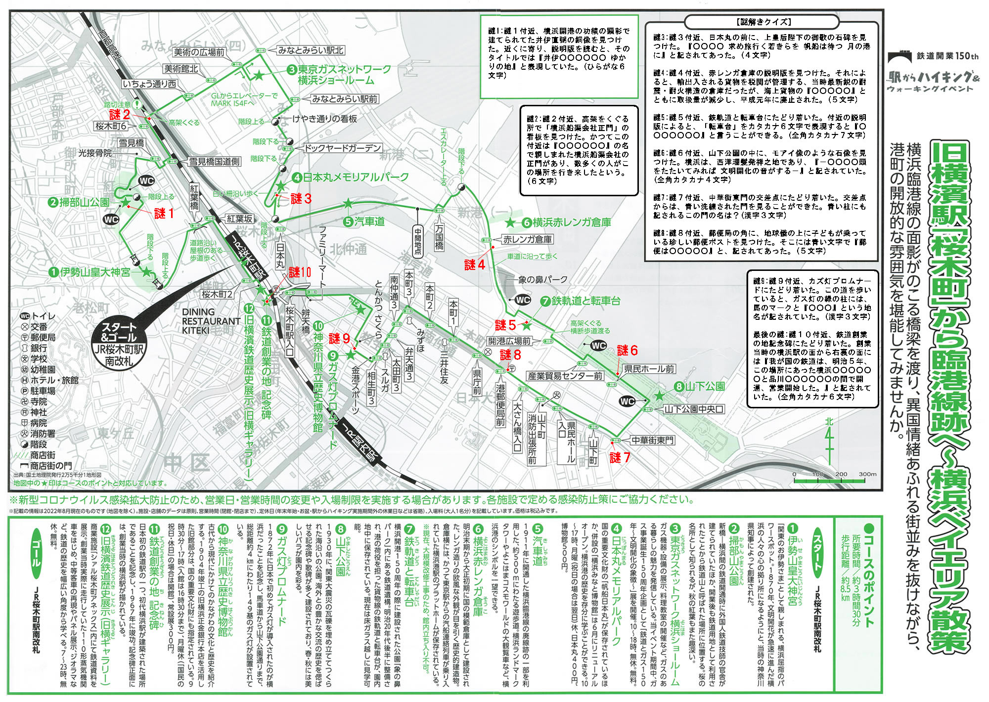 駅からハイキング 桜木町駅 臨港線軌道と転車台跡