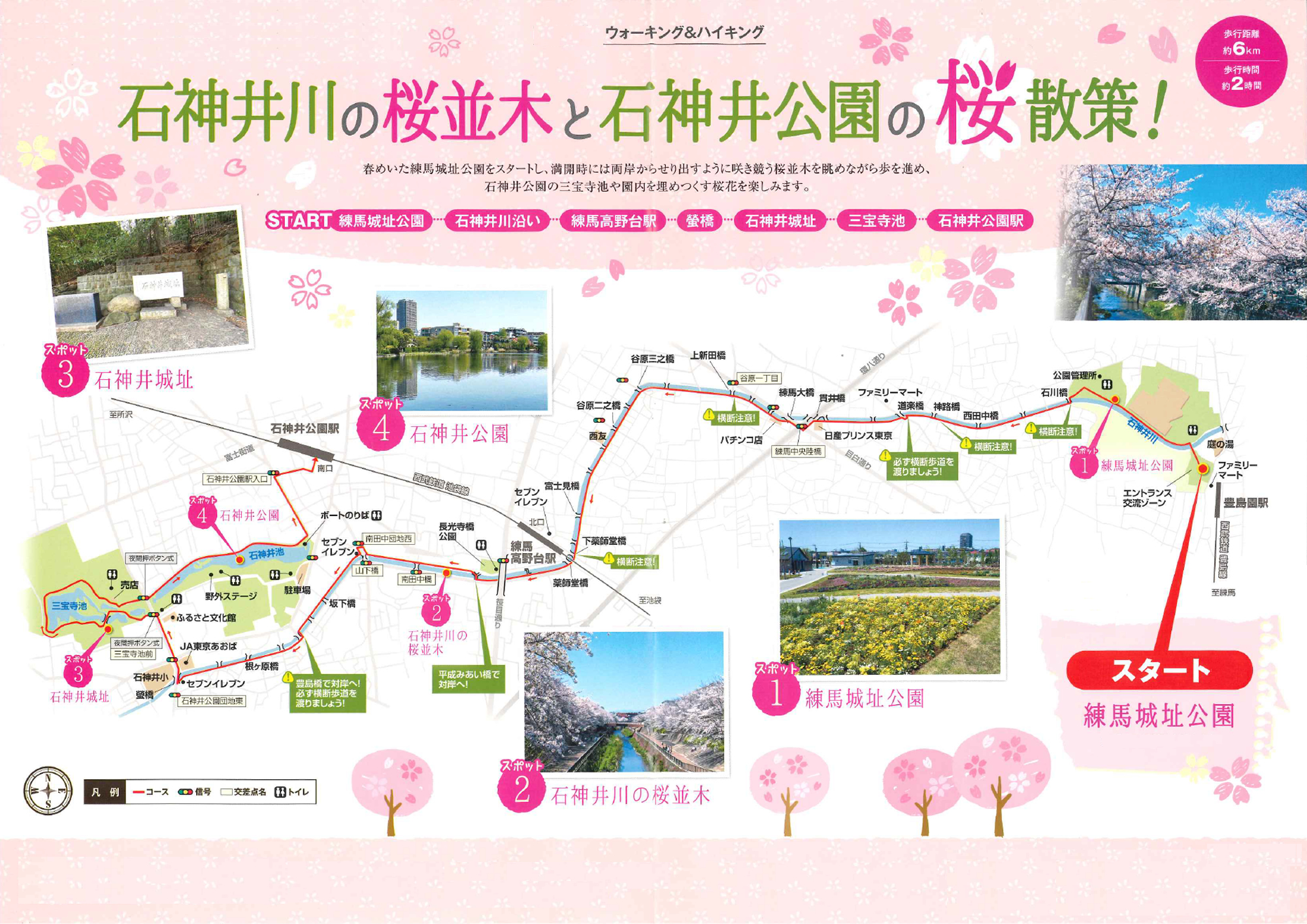 ウォーキング＆ハイキング 豊島園駅～石神井公園