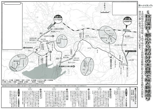 駅からハイキング 武蔵五日市駅～武蔵増子駅 山桜